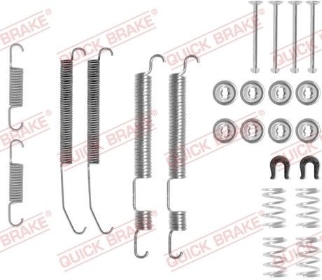 1050759 Quick Brake Комплект монтажный задних барабанных колодок